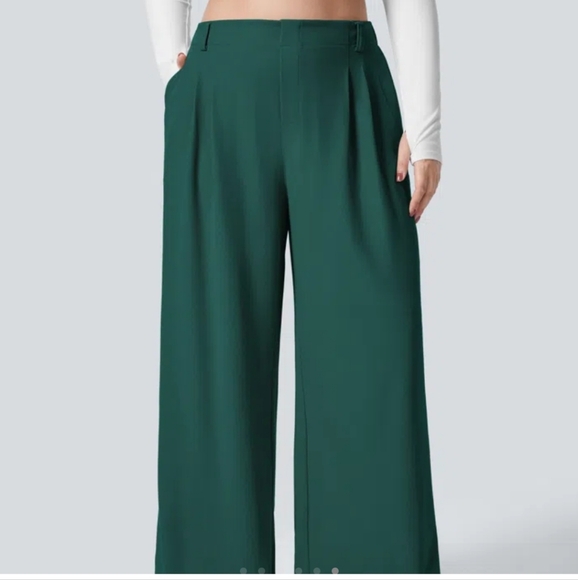 T2 Halara Wide Leg Pants Size Medium Short - Picture 4 of 8